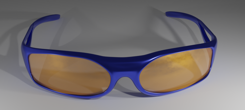 Blue sports glasses  preview image